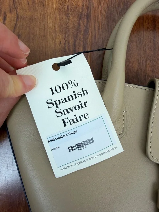 NWT Paris 64 MINI LUMIÈRE TAUPE - Picture 9 of 11